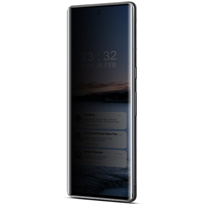 IMAK For Google Pixel 7 Pro 5G Anti-Spy Privacy Screen Protector 3D Curved Tempered Glass Film IMAK For Google Pixel 7 Pro 5G Anti-Spy Privacy Screen Protector 3D Curved Tempered Glass Film